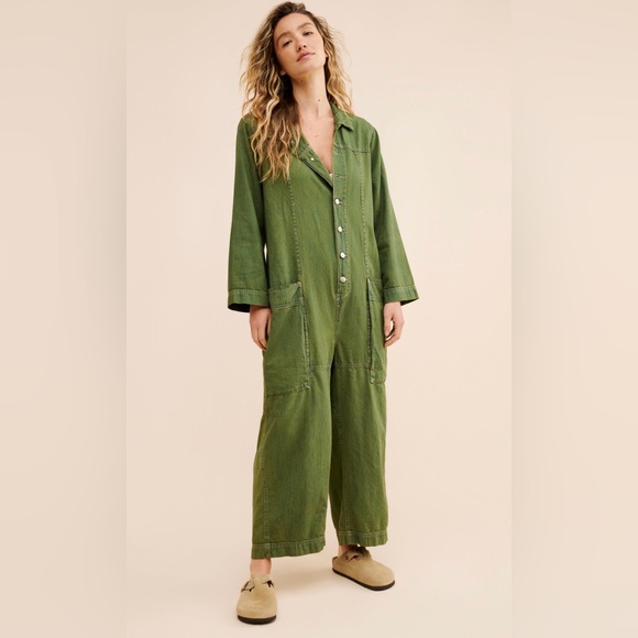 Free People Pants - Free People Margarita Long Sleeve Jumpsuit